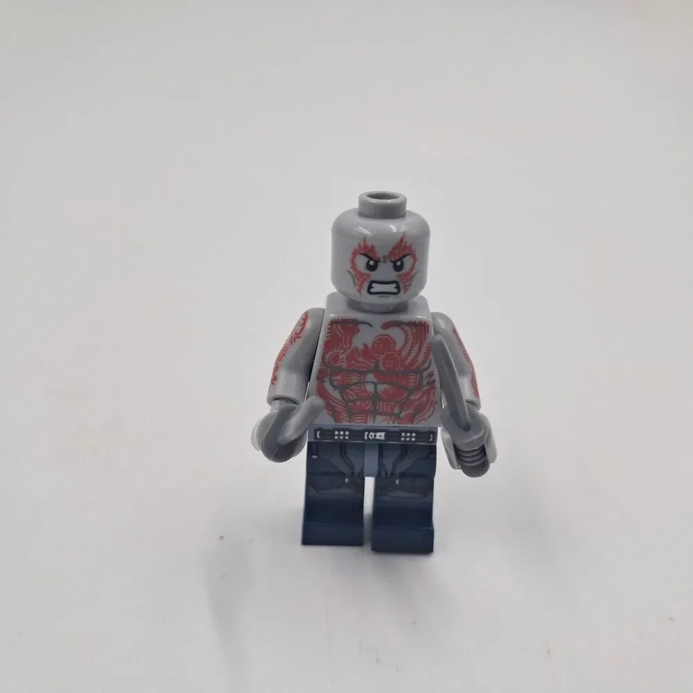 LEGO Marvel Drax Minifigure sh387 Guardians of the Galaxy 76081